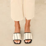 MIM Zueco MULLE BEIGE RAYAS
