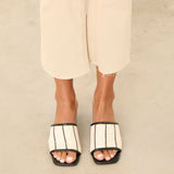 MIM Zueco MULLE BEIGE RAYAS