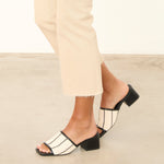 MIM Zueco MULLE BEIGE RAYAS