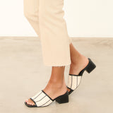 MIM Zueco MULLE BEIGE RAYAS