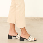 MIM Zueco MULLE BEIGE RAYAS