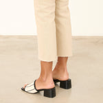MIM Zueco MULLE BEIGE RAYAS