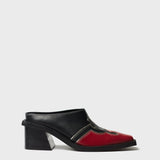 MIM Zueco Paris Mule Rojo